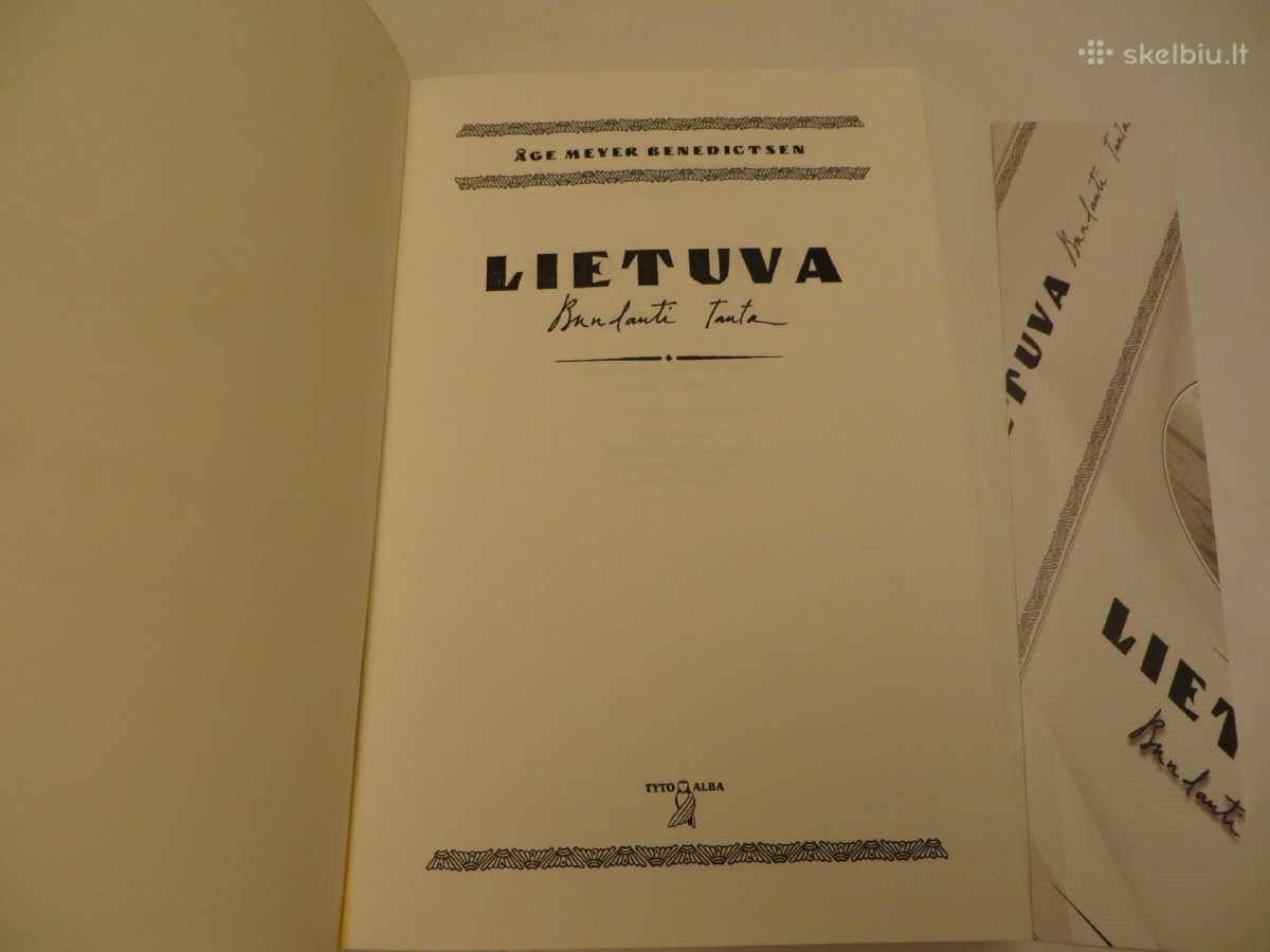 Knyga Lietuva bundanti tauta A. M. Benedictsen1997 - nuotraukos Nr. 4