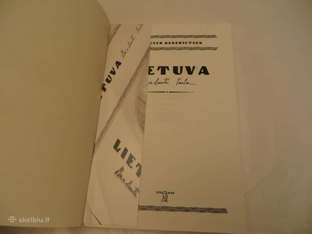 Knyga Lietuva bundanti tauta A. M. Benedictsen1997 - nuotraukos Nr. 5