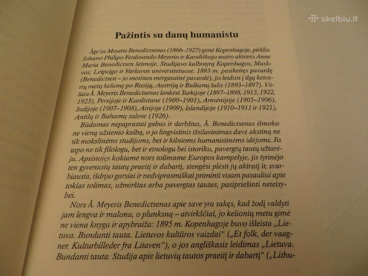 Knyga Lietuva bundanti tauta A. M. Benedictsen1997 - nuotraukos Nr. 9