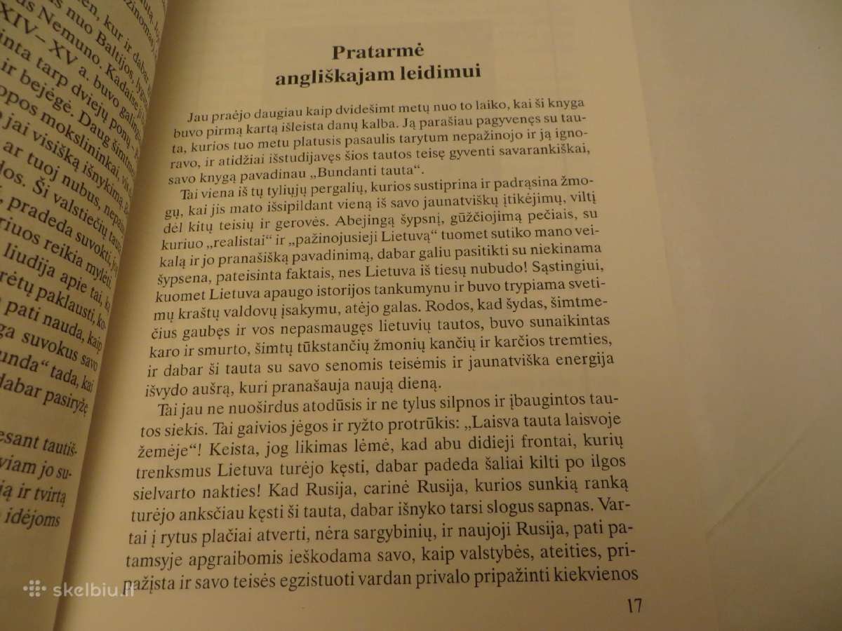 Knyga Lietuva bundanti tauta A. M. Benedictsen1997 - nuotraukos Nr. 11