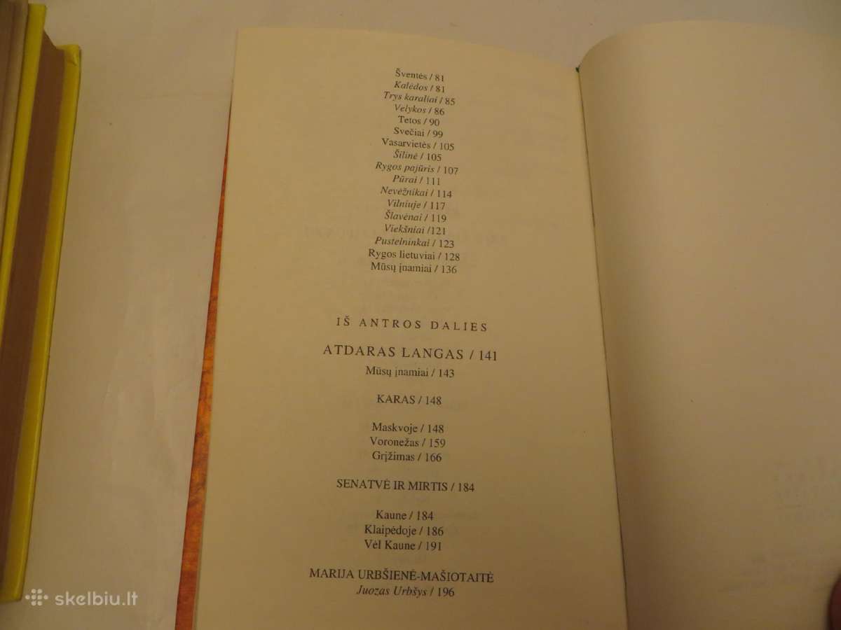 Knyga Prisiminimai Marija Urbšienė-mašiotaitė 1996 - nuotraukos Nr. 24