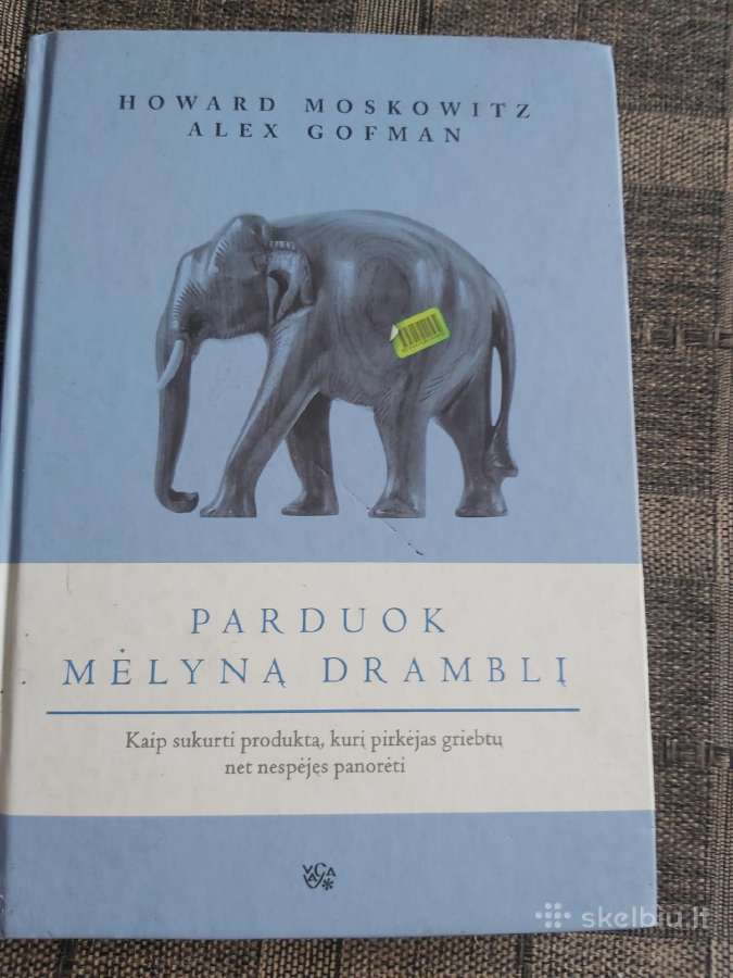 Knyga Parduok mėlyną dramblį