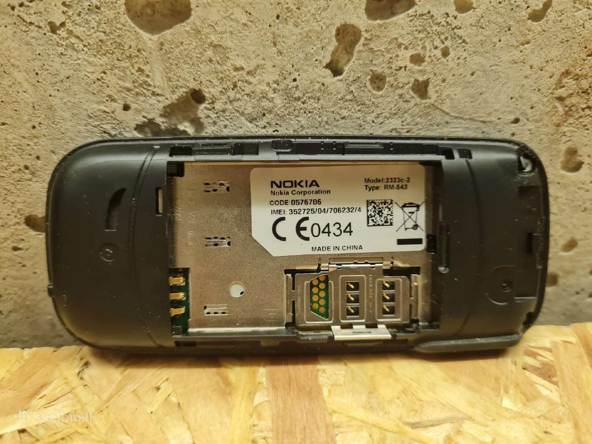 Nokia 2323 - nuotraukos Nr. 2