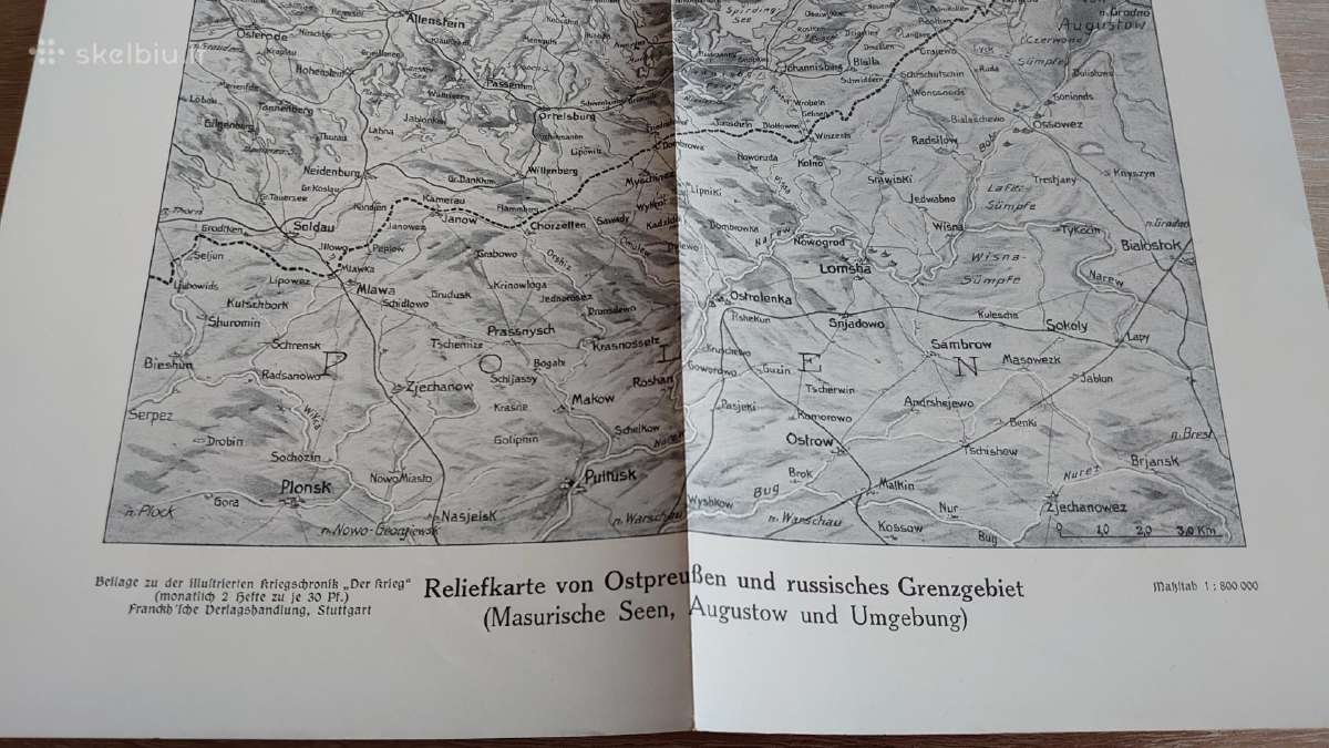 Rytprūsių žemėlapis - nuotraukos Nr. 6