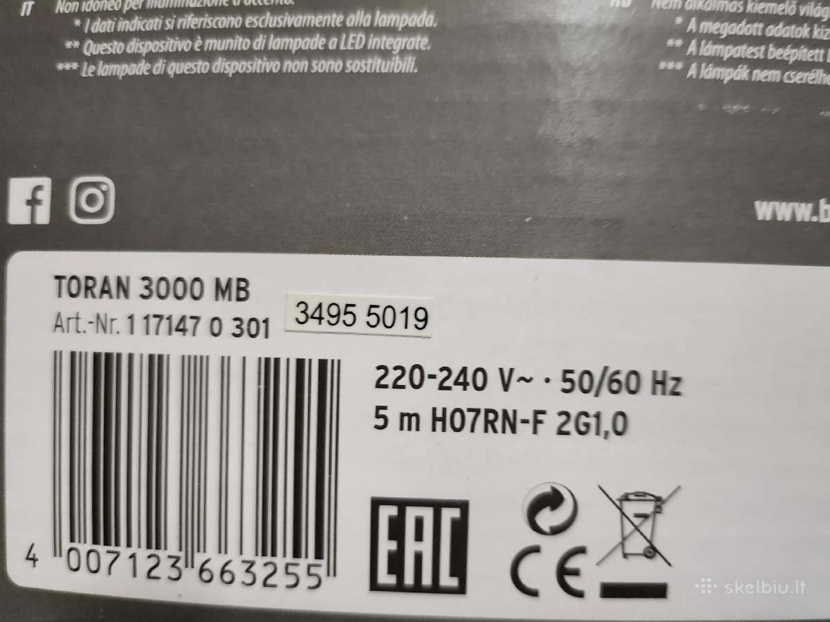 Nešiojamas Originalus šviestuvas Brennenstuhltoran - nuotraukos Nr. 3