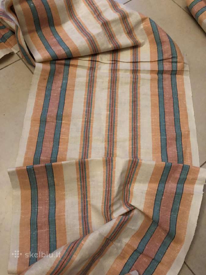 Lininis Tarybiniu laiku audinys