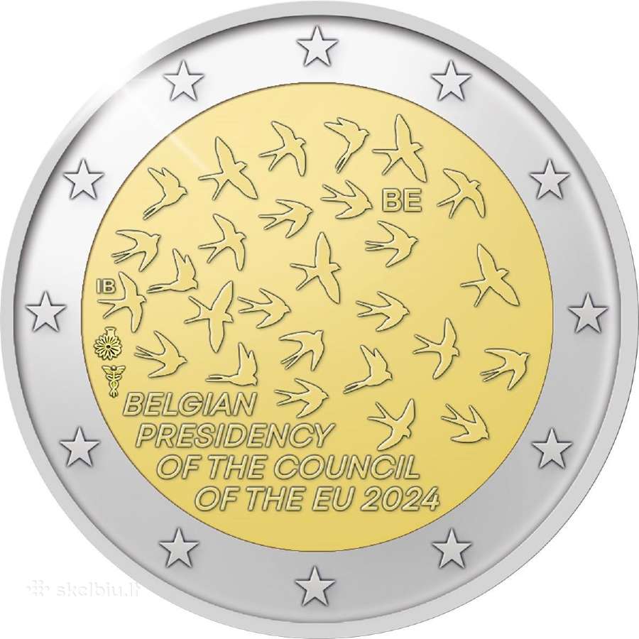 2 eurų Belgijos Unc proginės monetos - nuotraukos Nr. 4