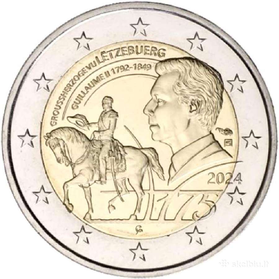 2 eurų Liuksemburgo Unc proginės monetos - nuotraukos Nr. 12
