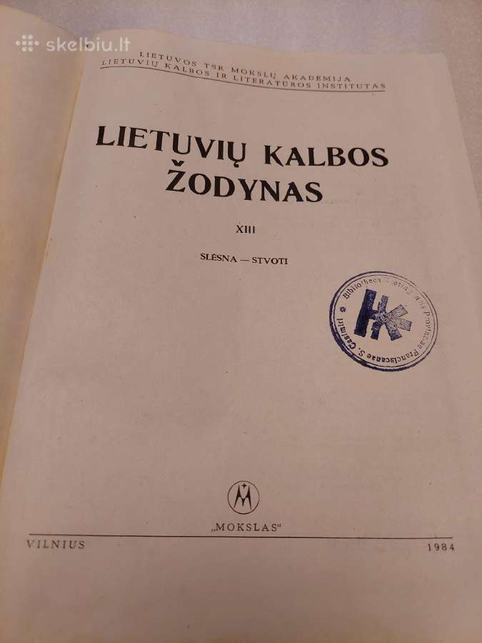 Lietuvių kalbos žodynas XIII - nuotraukos Nr. 2