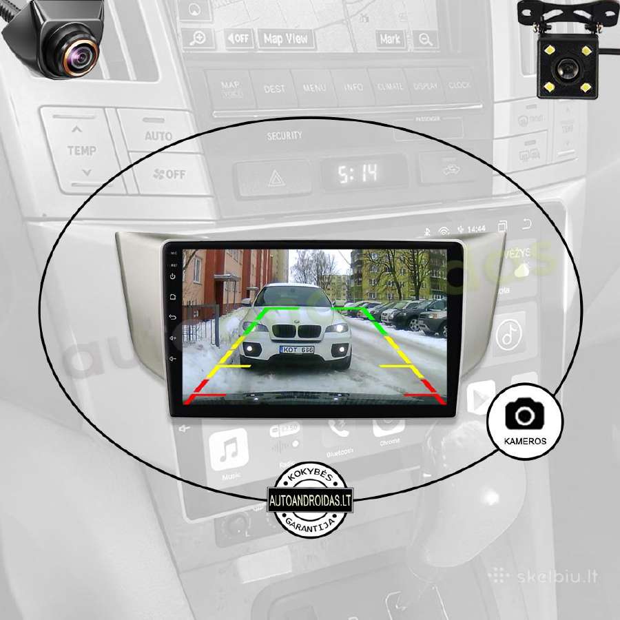Lexus Rx300 Rx330 Rx400 2003-09 Android multimedia - nuotraukos Nr. 7