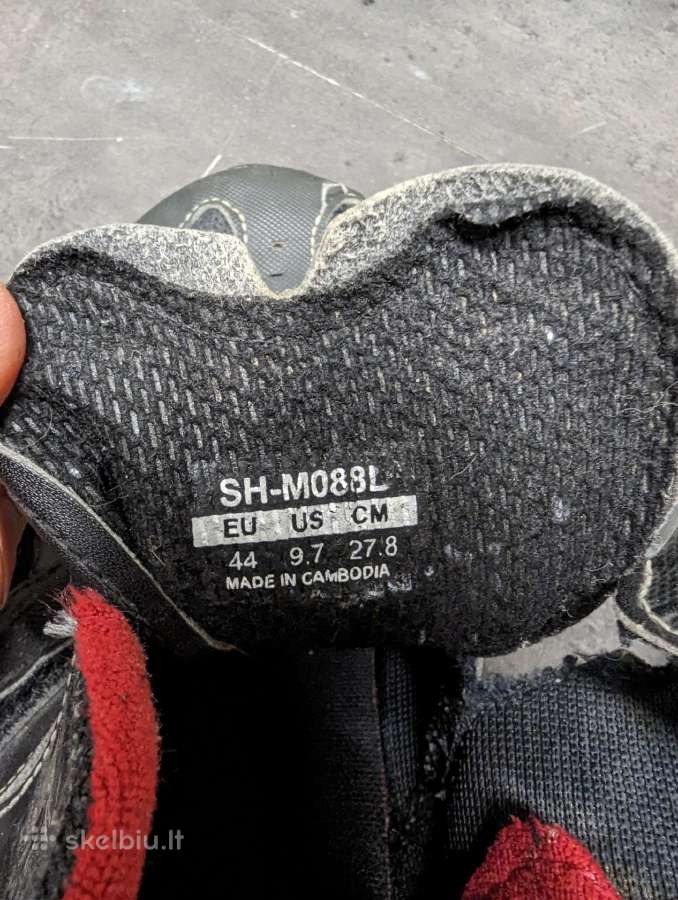 Shimano dviratininko batai 44 d. 27.8 cm - nuotraukos Nr. 5