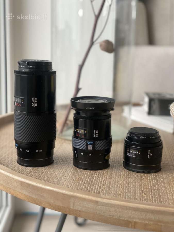 Minolta / Sony A mount objektyvai