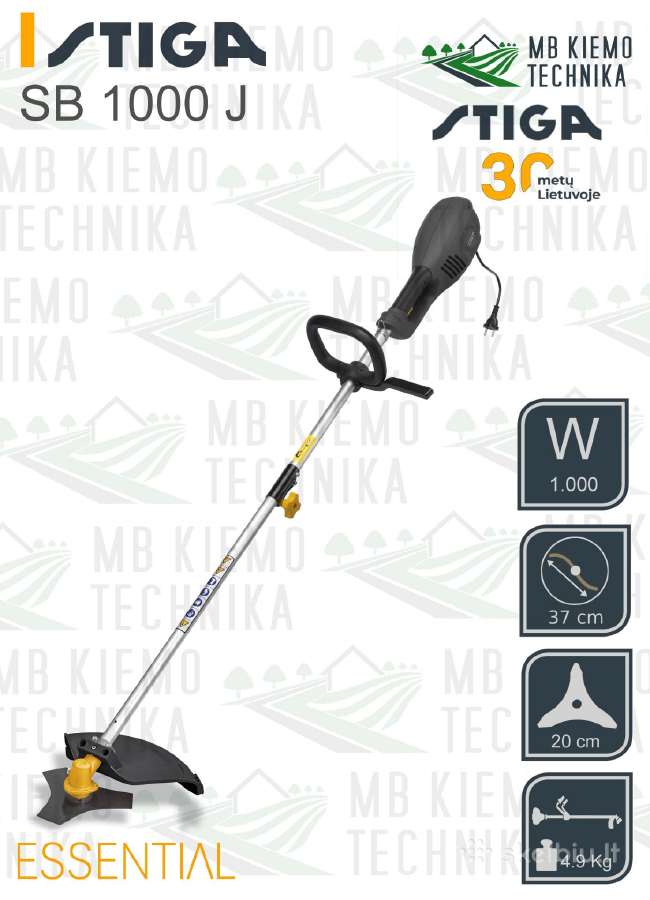 Stiga Trimeriai ir Krūmapjovės - nuotraukos Nr. 9