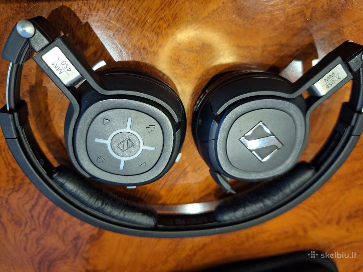 Kelioninės belaidės ausinės Sennheiser Mm 450-x - nuotraukos Nr. 4