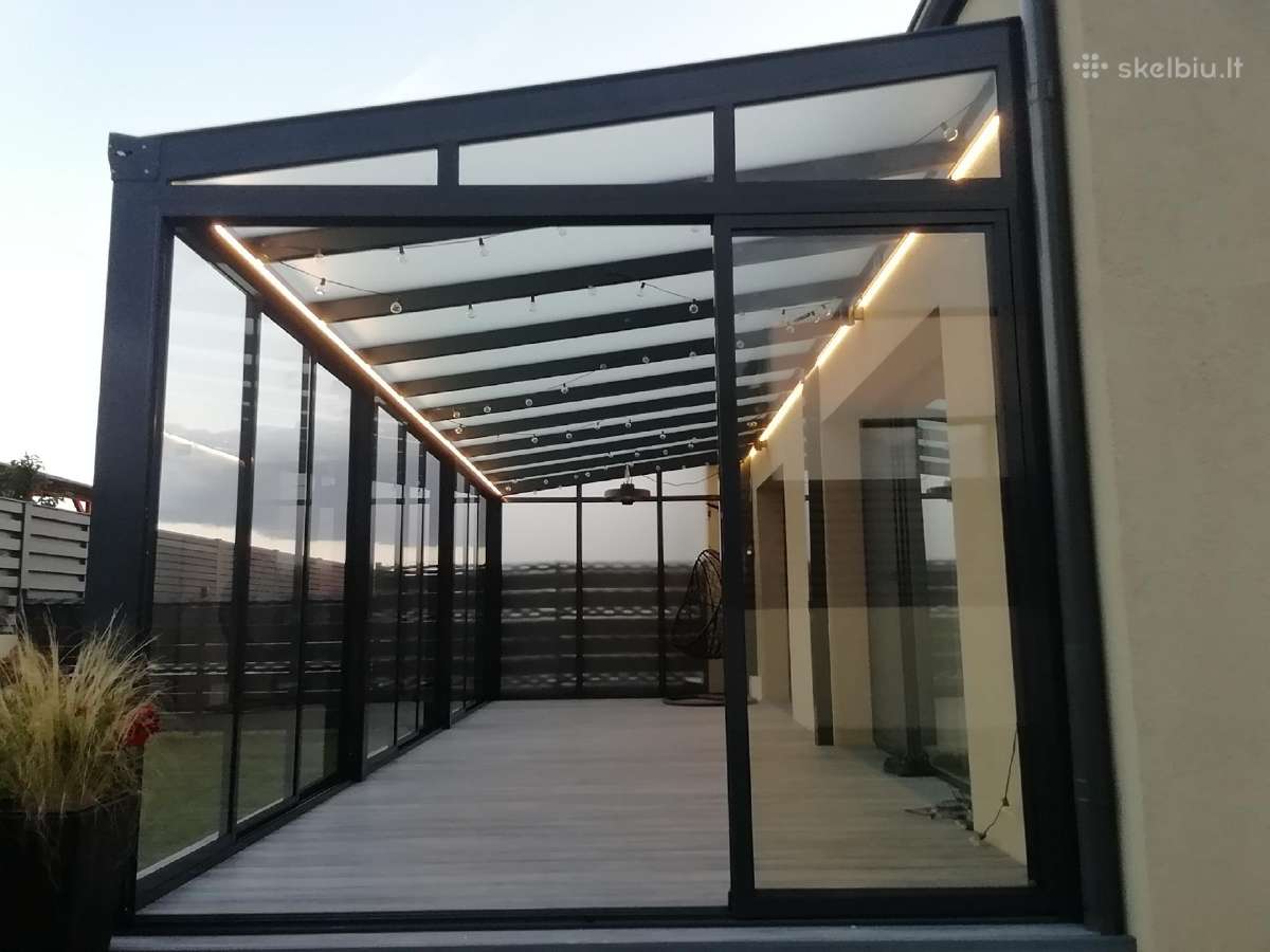 Stoginės terasoms, stoginių stiklinimas - nuotraukos Nr. 4