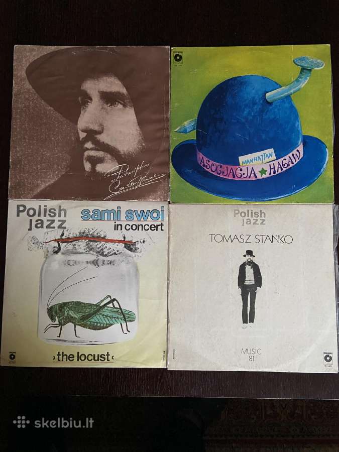 Lenkų Jazz plokštelės ir pan.