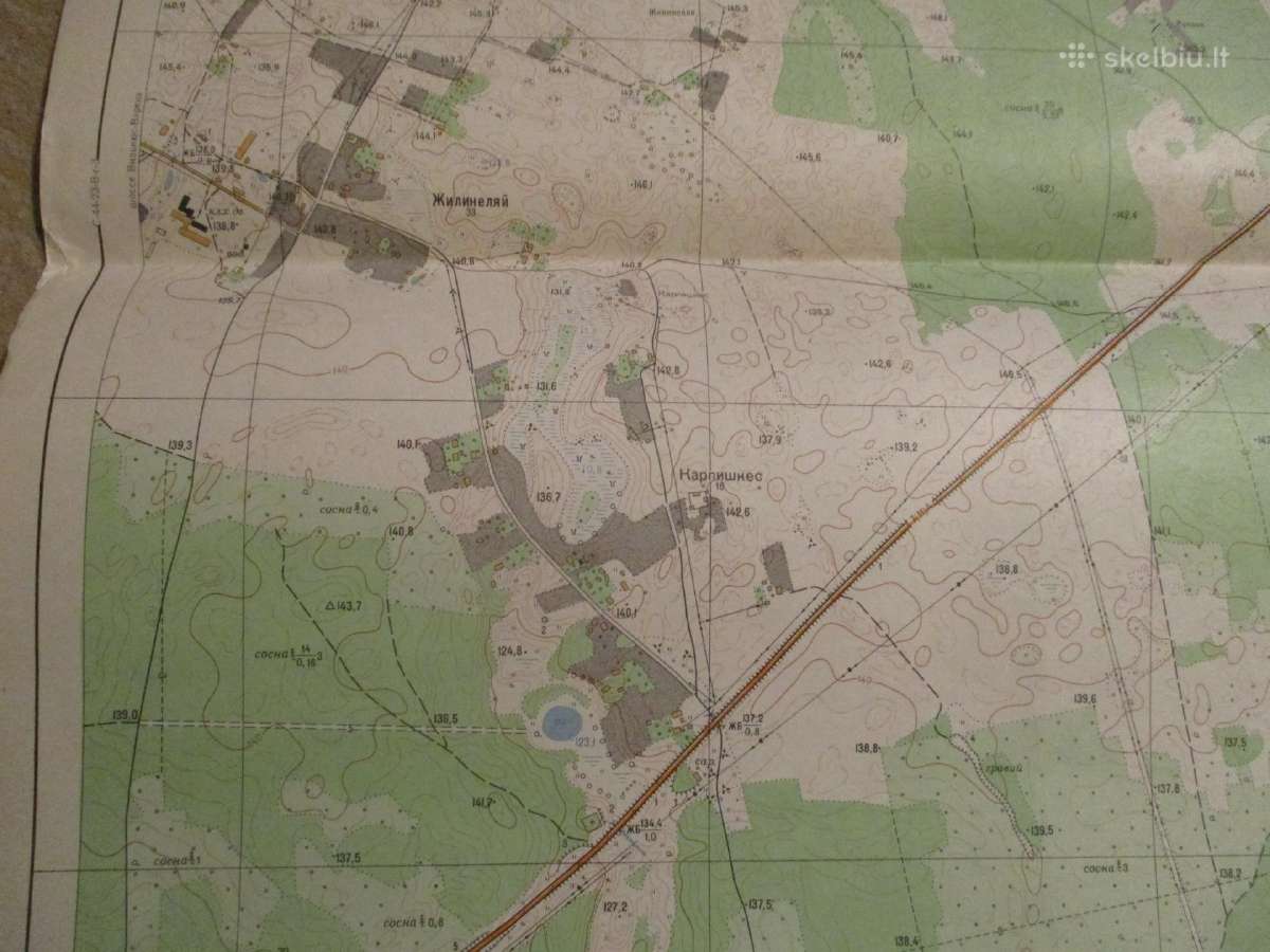 Karpiškių Kaimo Varėnos rajone žemėlapis - nuotraukos Nr. 2