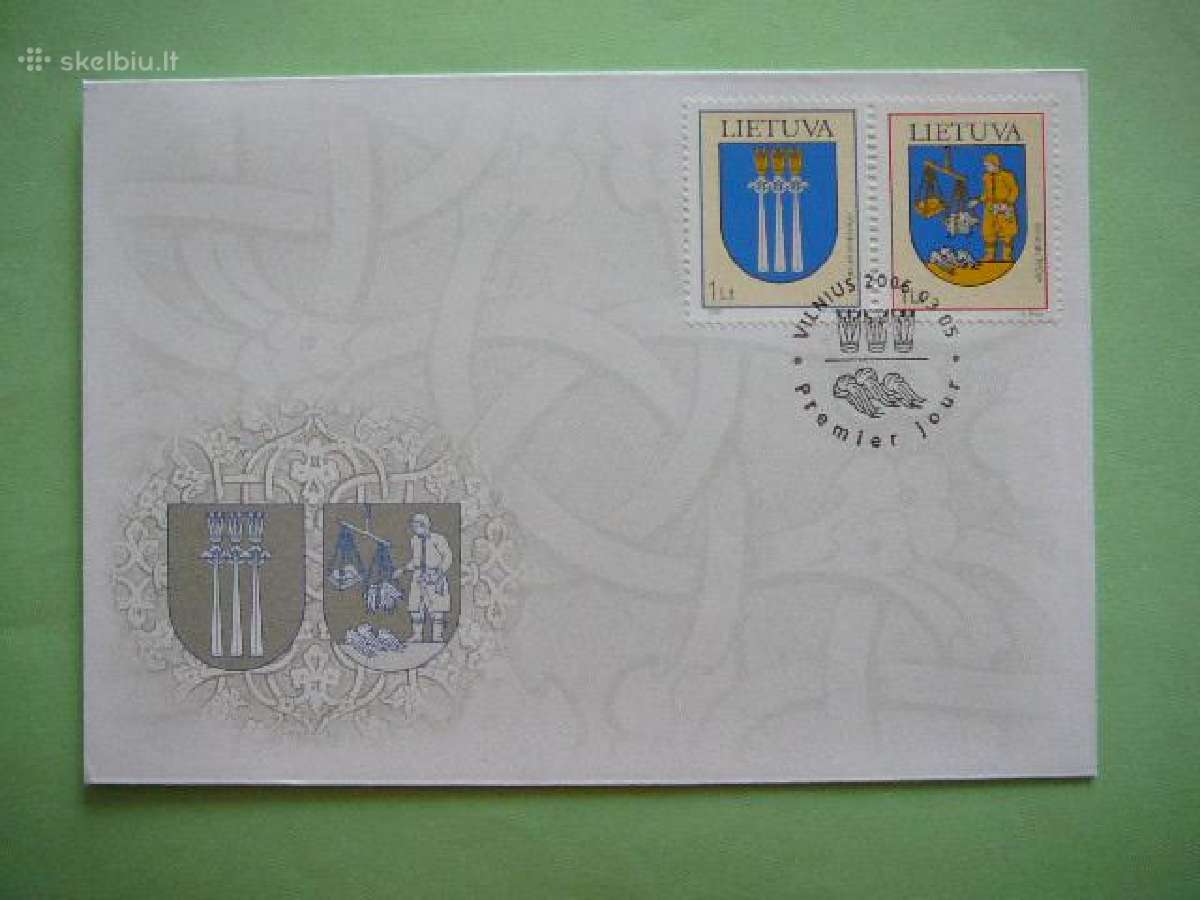 Lietuva 2005 Miestu herbai Pdv lit869v