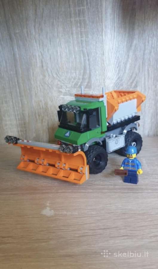 Lego City 60083 Snowplow Truck - nuotraukos Nr. 2