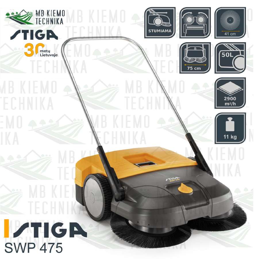 Stiga benzininės ir mechaninės šluotos - nuotraukos Nr. 9