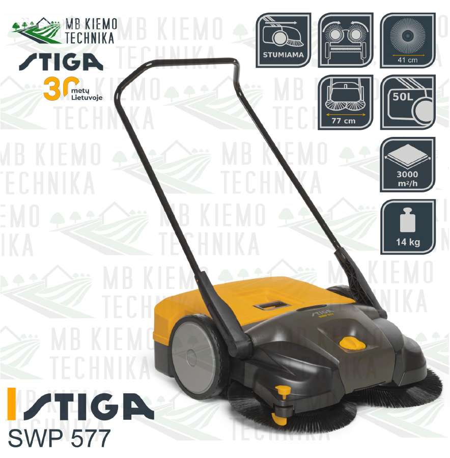 Stiga benzininės ir mechaninės šluotos - nuotraukos Nr. 10