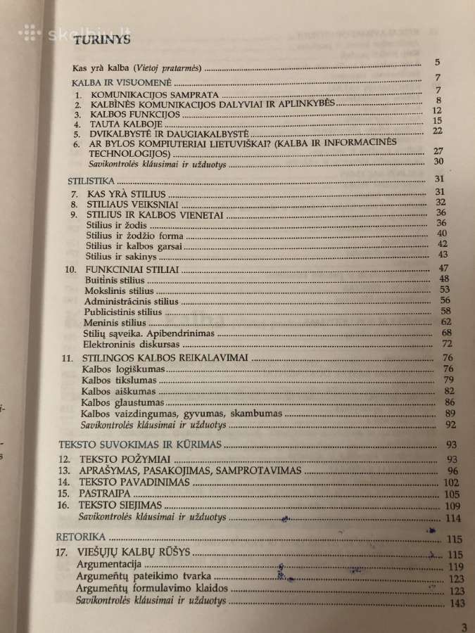 Lietuvių kalba 11 - 12 klasei - nuotraukos Nr. 3