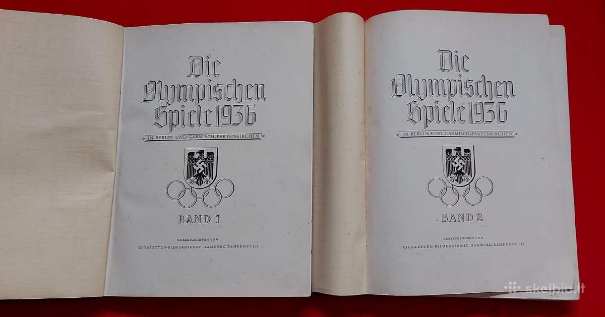 Trys knygos Vokietijos olimpiados 1932m 1936m - nuotraukos Nr. 2