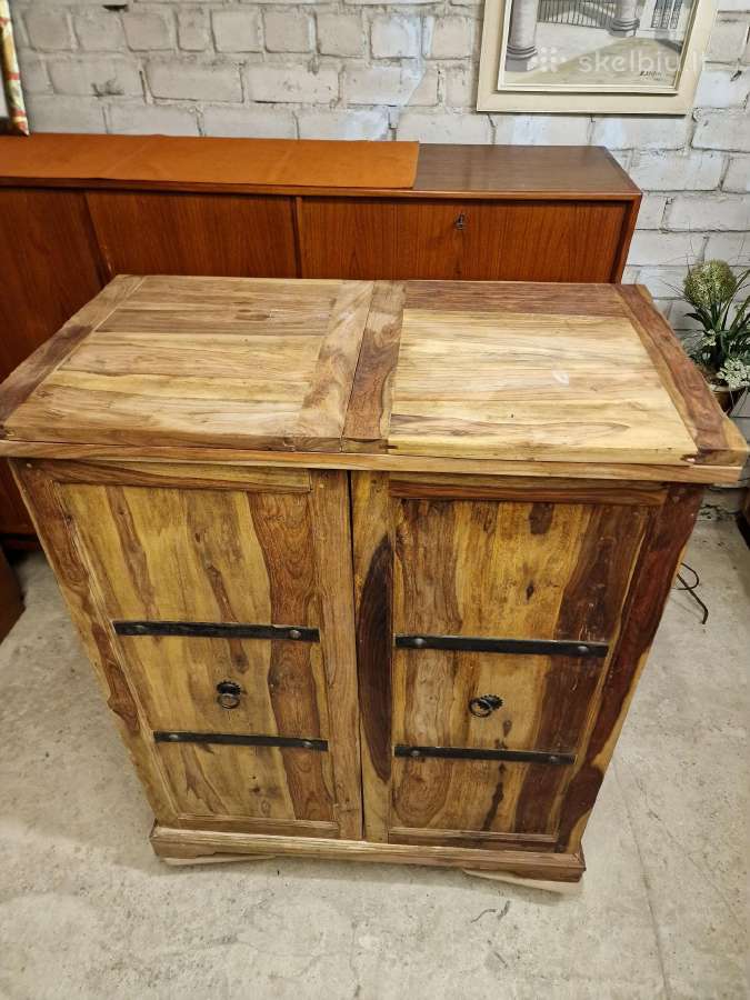 Vintažinis palisandro masyvo baras -transformeris - nuotraukos Nr. 29