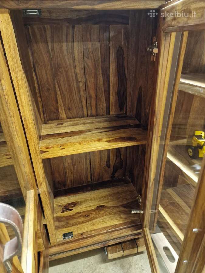Vintažinė mid century palisandro masyvo indauja - nuotraukos Nr. 8