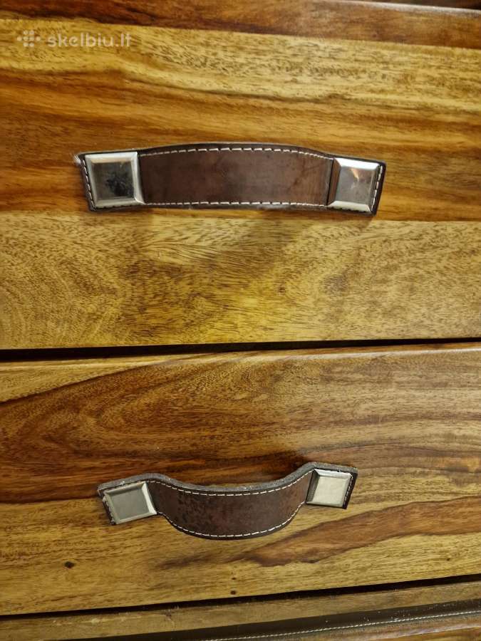 Vintažinė mid century palisandro masyvo indauja - nuotraukos Nr. 18