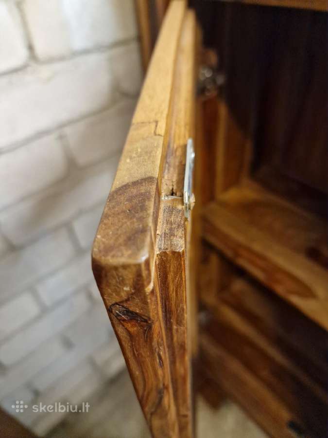 Vintažinė mid century palisandro masyvo indauja - nuotraukos Nr. 19