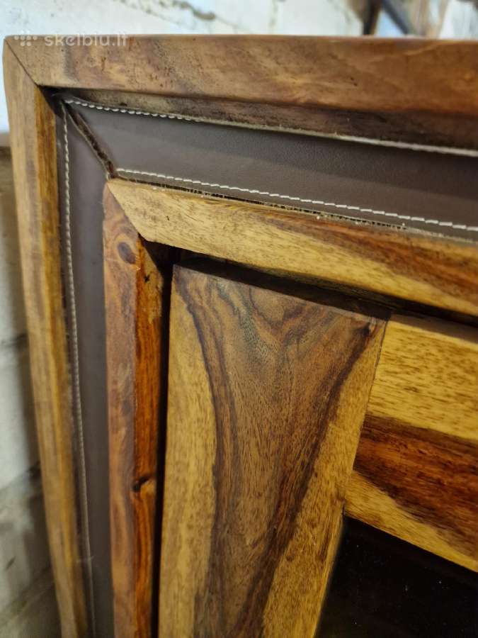 Vintažinė mid century palisandro masyvo indauja - nuotraukos Nr. 20