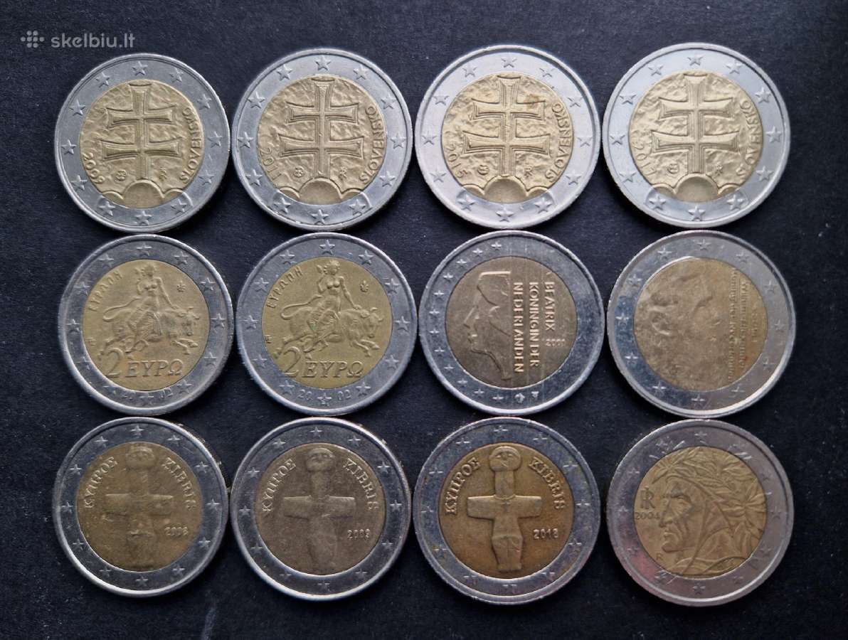 Dauguma proginių monetų 2.05 - 2.35€. - nuotraukos Nr. 9