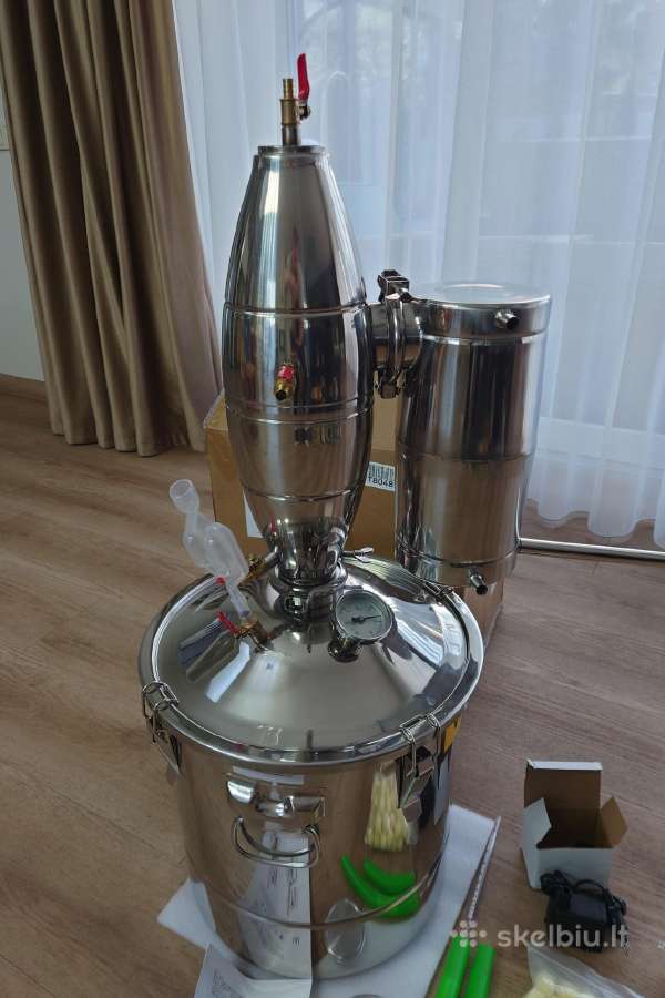 Vandens alkoholio dvigubas distiliatorius 50 litrų - nuotraukos Nr. 7