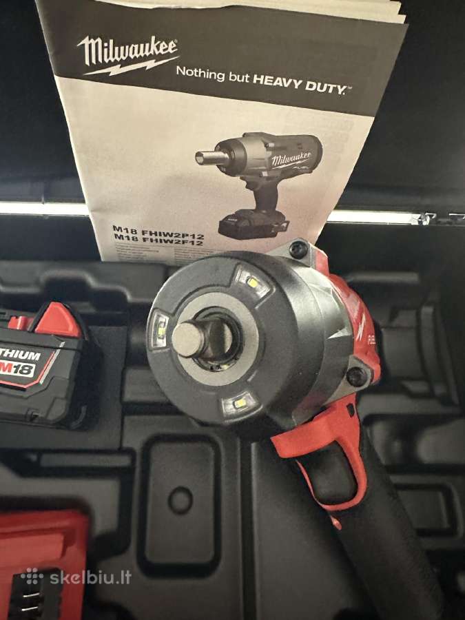 Naujausias modelis Milwaukee M18 Fhiw2f12-502x - nuotraukos Nr. 2
