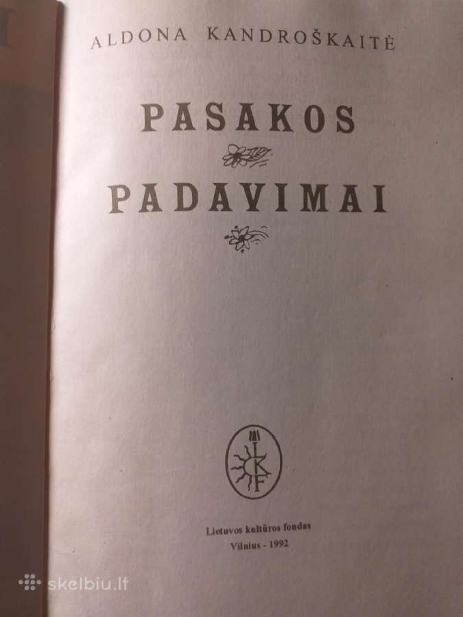 A. Kandroškaitė. Pasakos. Padavimai - nuotraukos Nr. 2
