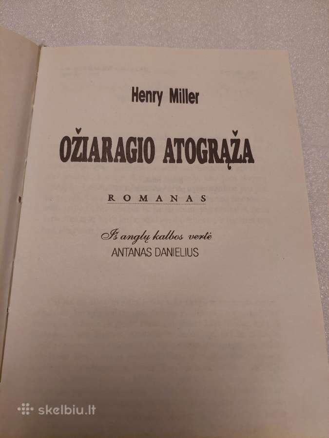 Ožiaragio atogrąža - nuotraukos Nr. 2