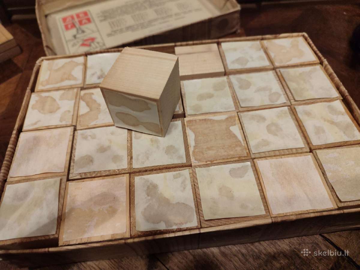 Tarybinis žaidimas kaladėlės - nuotraukos Nr. 3