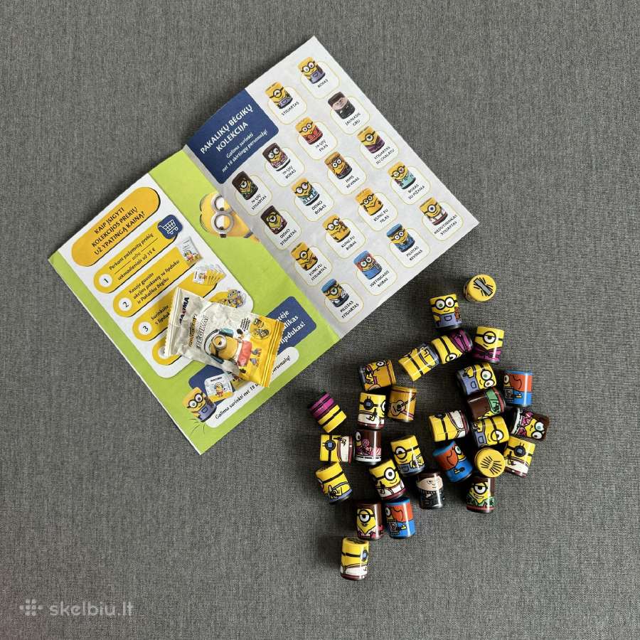 Minions pakalikų bėgikų kolekcija, 29 vnt. - nuotraukos Nr. 2