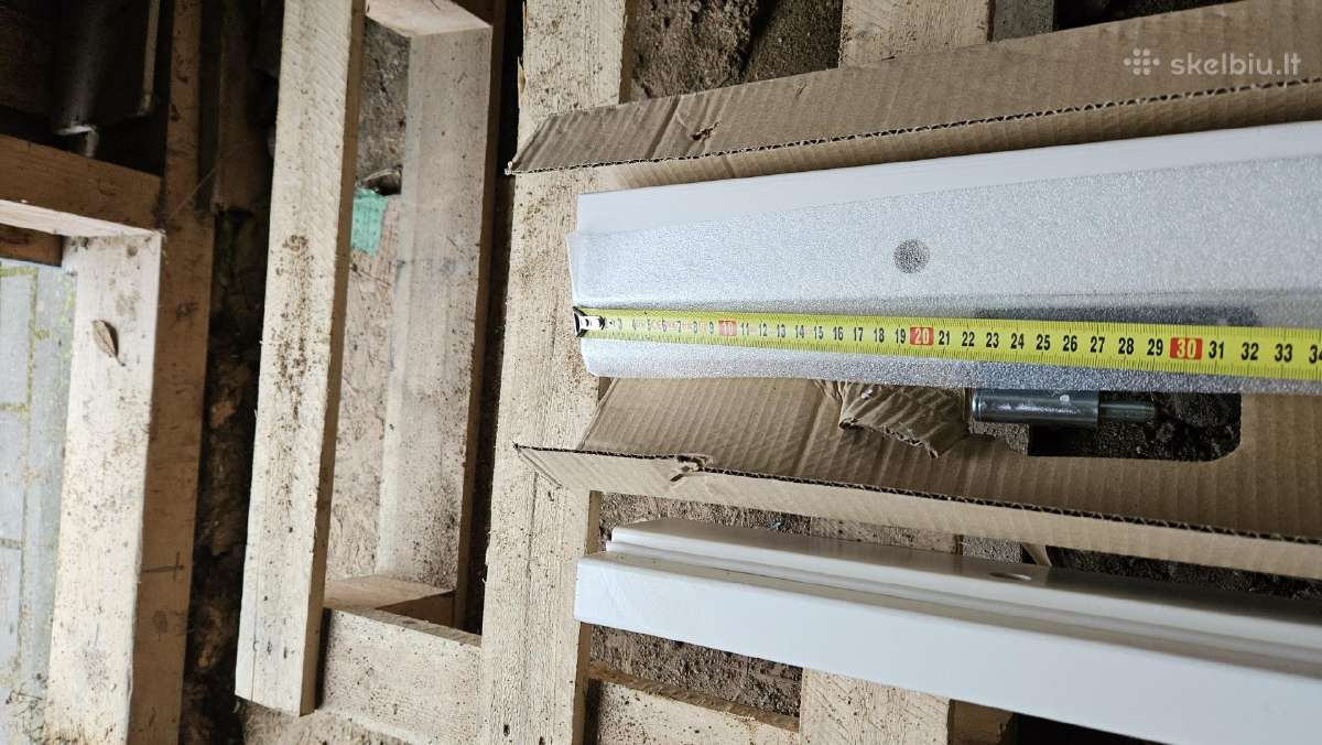 Durų staktos medinės baltos - nuotraukos Nr. 8