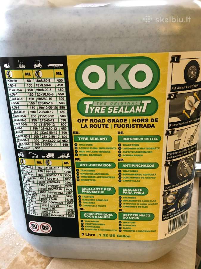 Padangų sandarinimo skystis Oko sealant - nuotraukos Nr. 5