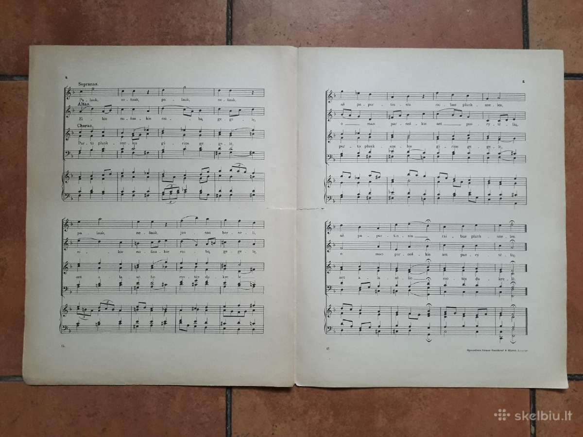 Komp. A. Kačanausko dainos su natomis 1923 metai - nuotraukos Nr. 8