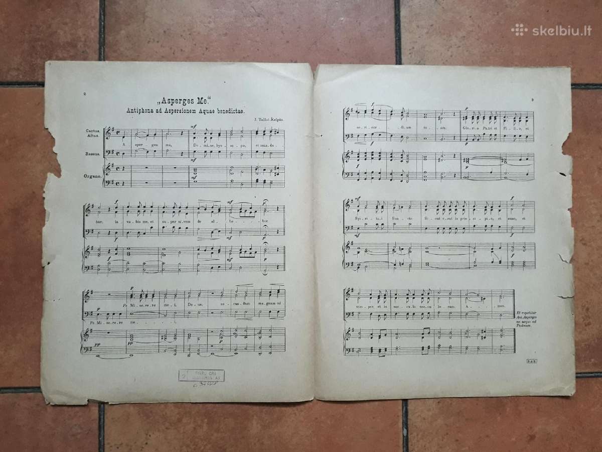 Juozas Tallat- Kelpša "Asperges me" Natos - nuotraukos Nr. 2