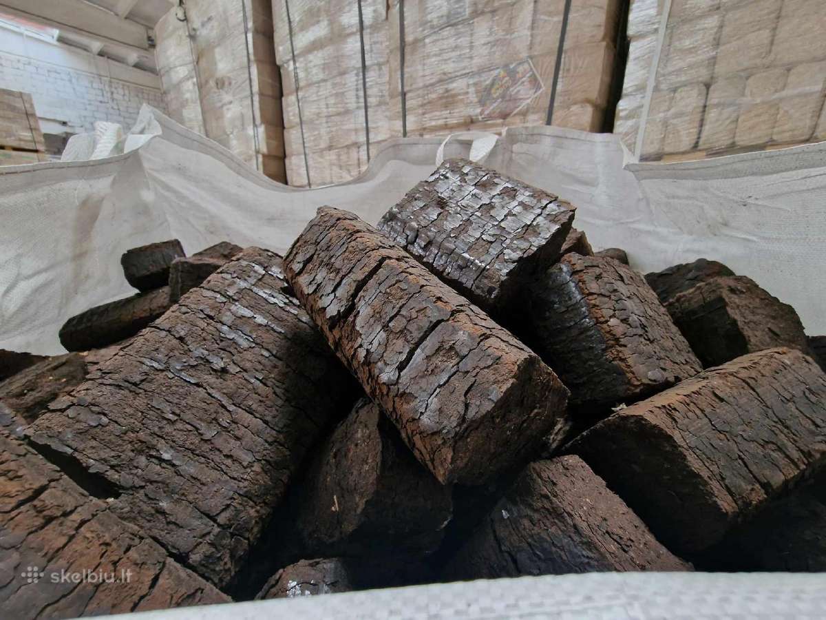 Durpių briketai,medzio pjuvenu briketai,granules, - nuotraukos Nr. 3