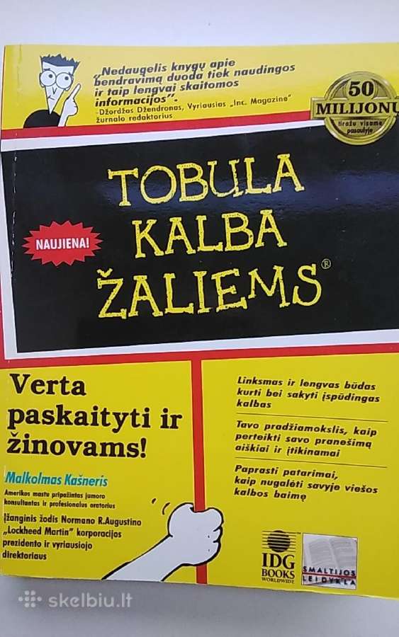 Tobula kalba žaliems. Vadyba žaliems