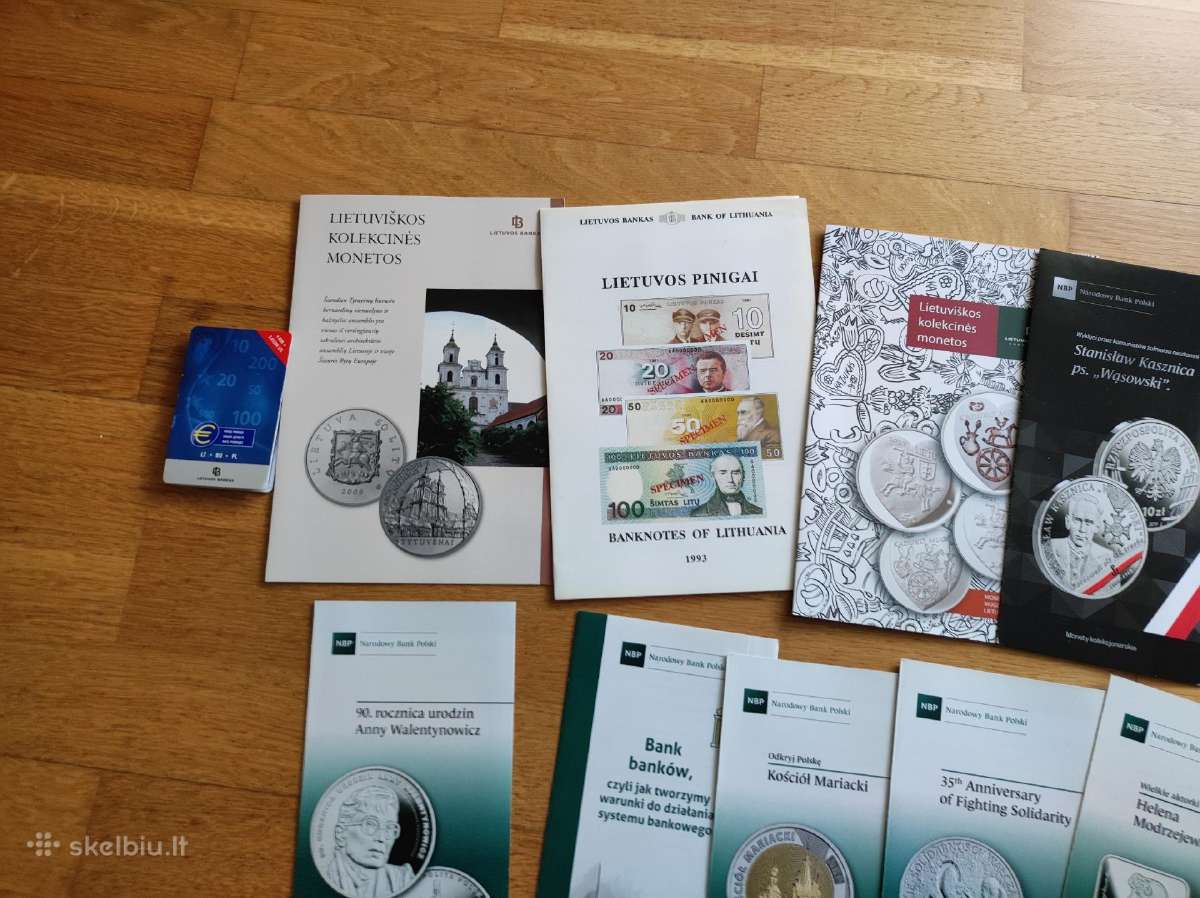 Katalogai ir lankstinukai apie banknotus/monetas - nuotraukos Nr. 2
