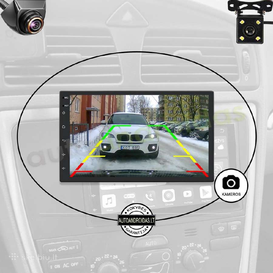 Volvo S60 V70 XC70 2004-07 Android multimedia - nuotraukos Nr. 5