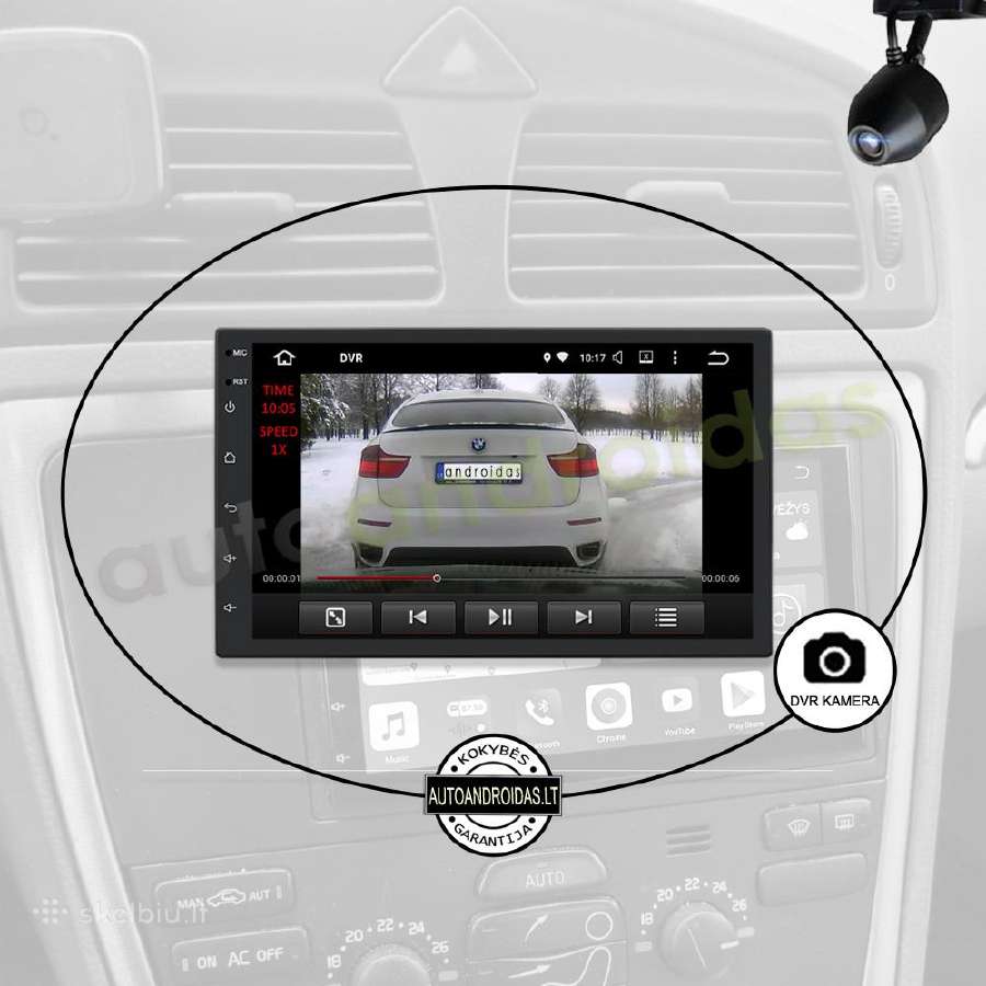 Volvo S60 V70 XC70 2004-07 Android multimedia - nuotraukos Nr. 6