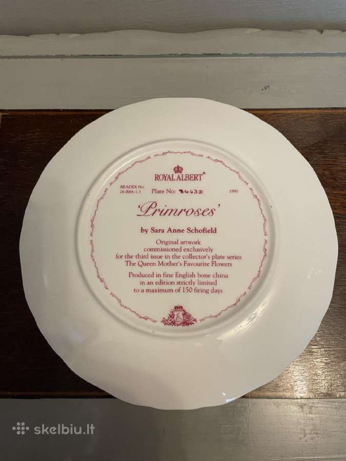 Lėkštė Royal Albert - nuotraukos Nr. 4