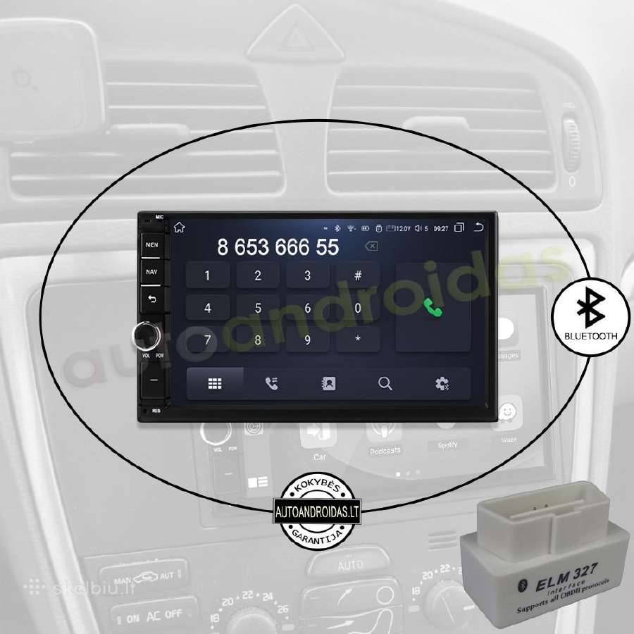 Volvo S60 V70 XC70 2004-07 Android multimedija GPS - nuotraukos Nr. 4